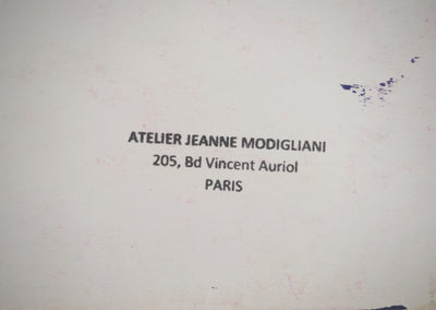 Jeanne MODIGLIANI : Cœur battant, Aquarelle originale (photo de détail 4) - Crédit photo : Galerie Art.Paris