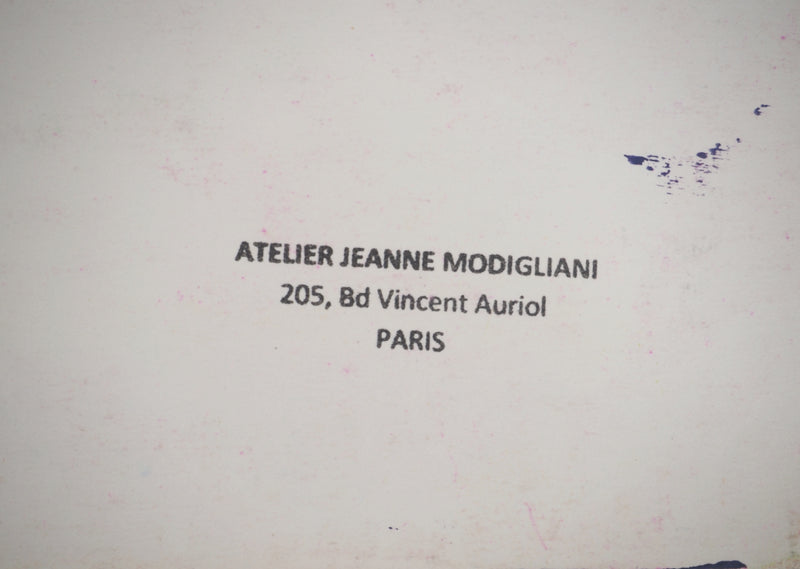 Jeanne MODIGLIANI : Cœur battant, Aquarelle originale (photo de détail 4) - Crédit photo : Galerie Art.Paris