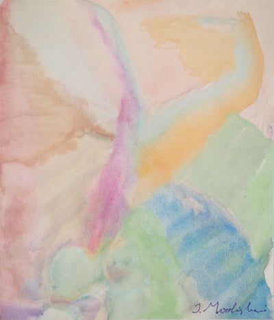 Jeanne MODIGLIANI : Nuances pastel, Aquarelle original (photo de détail 5) - Crédit photo : Galerie Art.Paris
