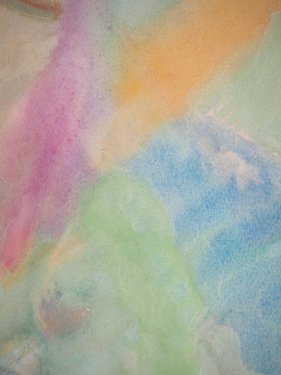 Jeanne MODIGLIANI : Nuances pastel, Aquarelle original (photo de détail 3) - Crédit photo : Galerie Art.Paris