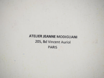 Jeanne MODIGLIANI : Au fond du rêve, Aquarelle originale (photo de détail 4) - Crédit photo : Galerie Art.Paris