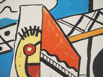 Fernand LEGER : Construction, Lithographie originale (photo de détail 4) - Crédit photo : Galerie Art.Paris