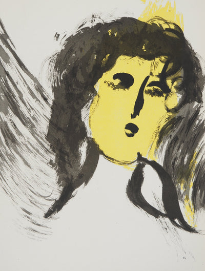 Marc CHAGALL : L'ang, Lithographie originale (photo de détail 2) - Crédit photo : Galerie Art.Paris