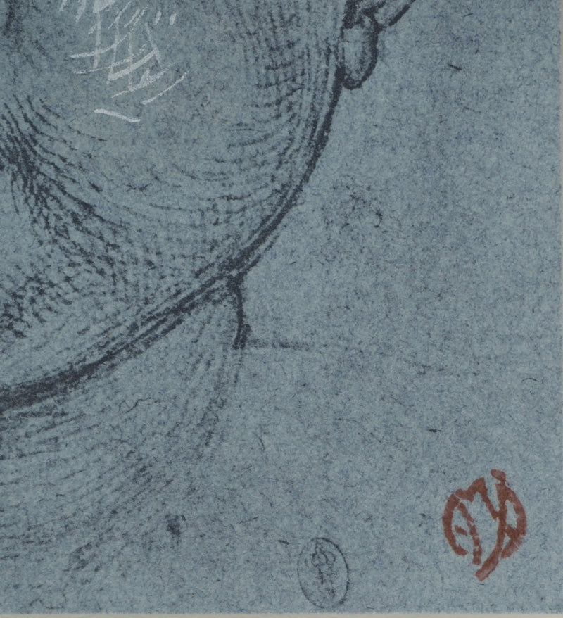 Albrecht DÜRER: Head of a Child, Lithograph and Stencil