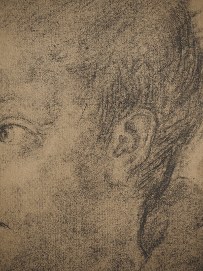 Annibale CARRACCI : Jeune garçon, Lithographie originale (photo de détail 4) - Crédit photo : Galerie Art.Paris