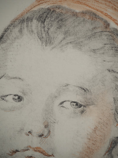 Jean-Baptiste LEPRINCE : Petite-fille russe, Lithographie originale (photo de détail 3) - Crédit photo : Galerie Art.Paris