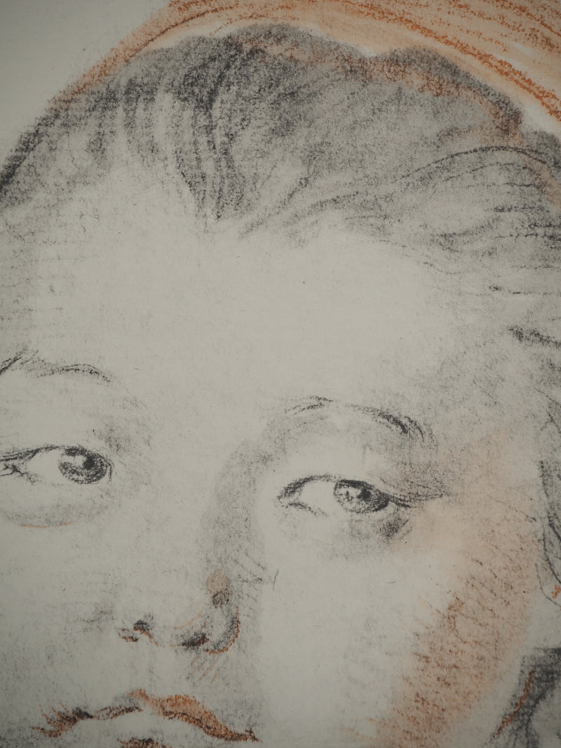 Jean-Baptiste LEPRINCE : Petite-fille russe, Lithographie originale (photo de détail 3) - Crédit photo : Galerie Art.Paris