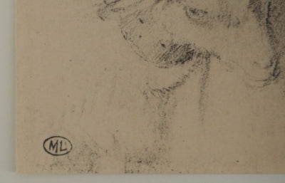 Jean-Auguste-Dominique INGRES : Enfant à la chèvre, Lithographie originale (photo de détail 5) - Crédit photo : Galerie Art.Paris