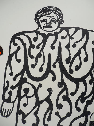 Niki de SAINT PHALLE : Les funérailles de papa, Lithographie originale signée