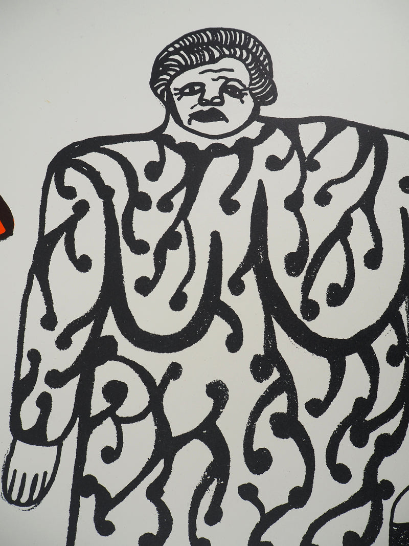 Niki de SAINT PHALLE : Les funérailles de papa, Lithographie originale signée