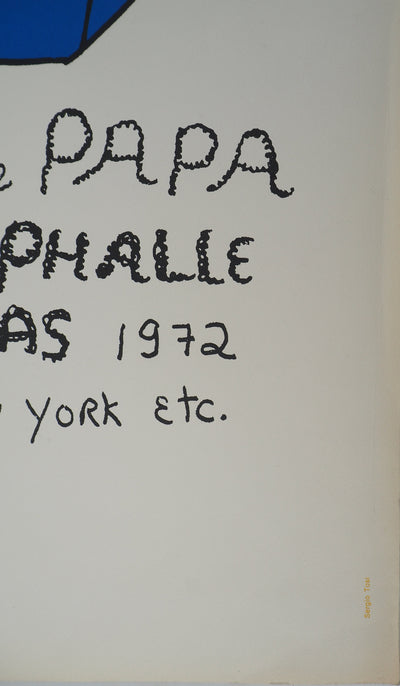 Niki de SAINT PHALLE : Les funérailles de papa, Lithographie originale signée