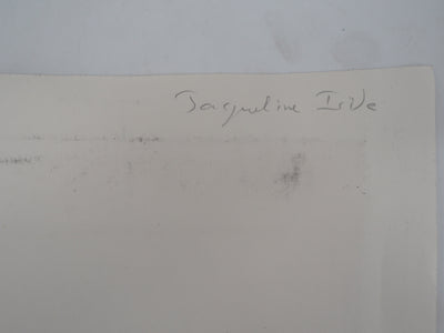 René GENIS : Portrait de Jacqueline, Dessin original signé