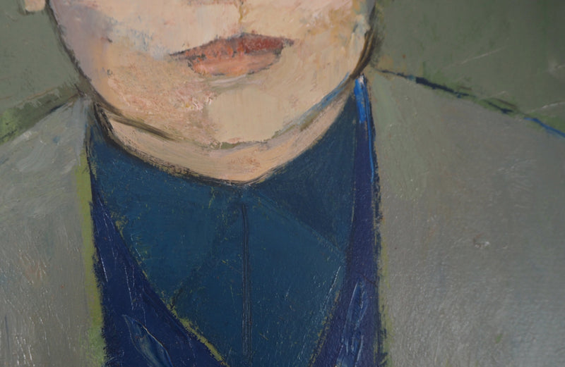 René GENIS : Portrait de Silvain Joubert, Dessin original signé