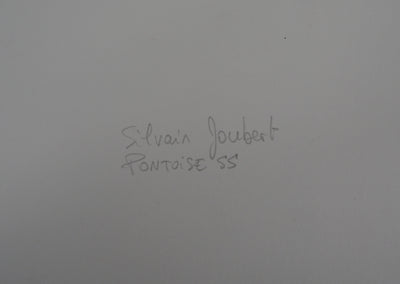 René GENIS : Portrait de Silvain Joubert, Dessin original signé