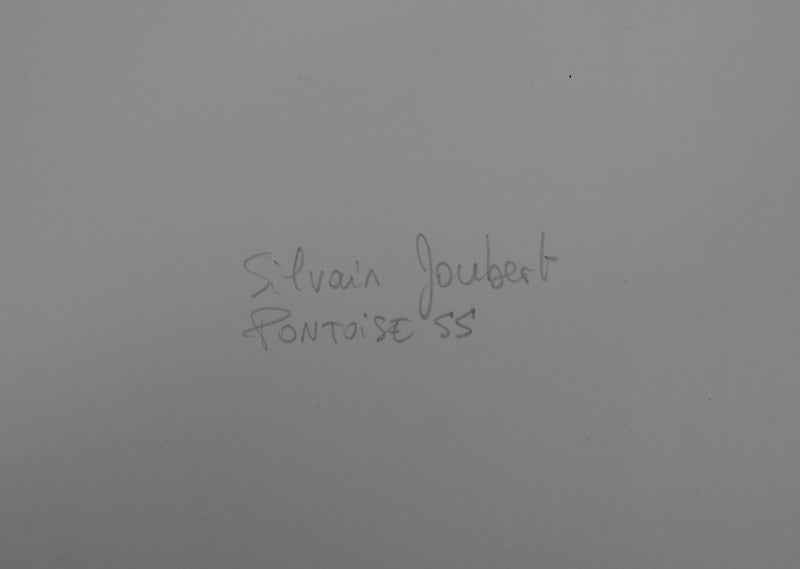René GENIS : Portrait de Silvain Joubert, Dessin original signé