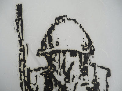 Richard BILAN : Soldat, Gravure sur bois originale (photo de détail 4) - Crédit photo : Galerie Art.Paris