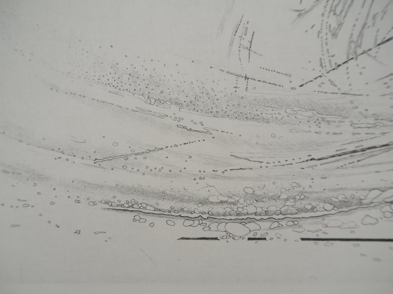 Hélène NUE : Vent, Gravure originale (photo de détail 5) - Crédit photo : Galerie Art.Paris