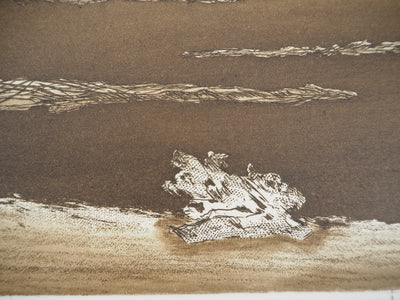 Jacques Jean Joachim RIGAL : Bretagne, La Côte sauvage, Gravure originale (photo de détail 5) - Crédit photo : Galerie Art.Paris