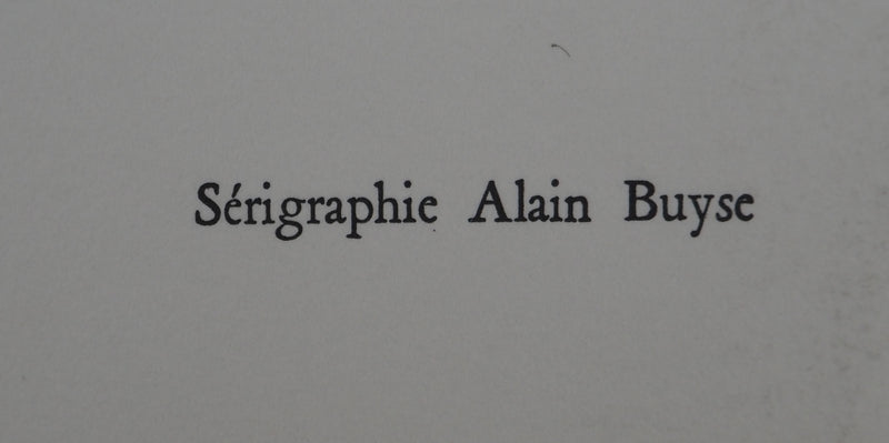 Alain BUYSE : La Main, Sérigraphie originale (photo de détail 6) - Crédit photo : Galerie Art.Paris