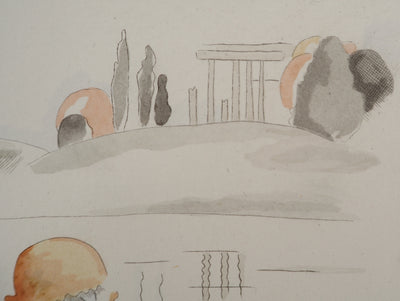 Gustave BUCHET : Les baigneuses antiques, Gravure originale (photo de détail 5) - Crédit photo : Galerie Art.Paris