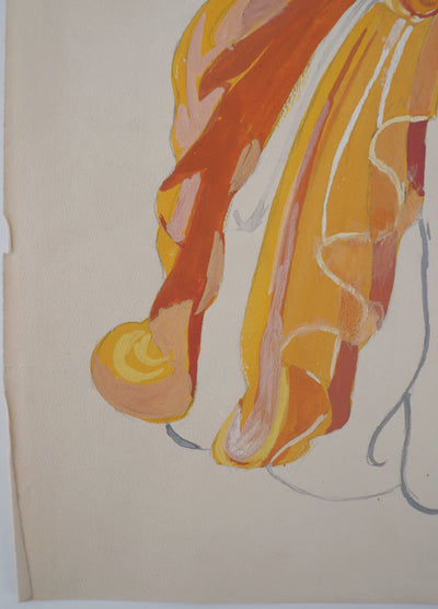 ERTE : La reine du bal, Gouache originale signée