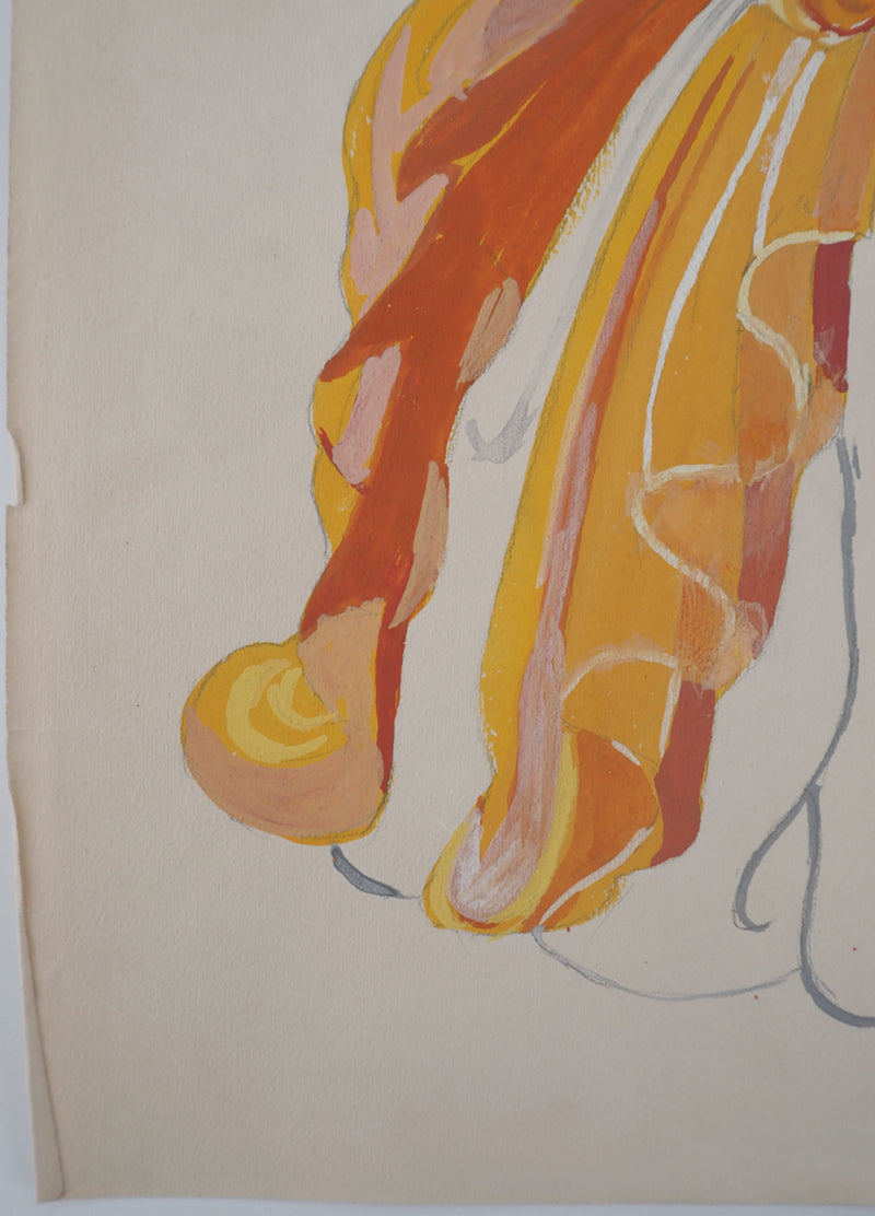 ERTE : La reine du bal, Gouache originale signée