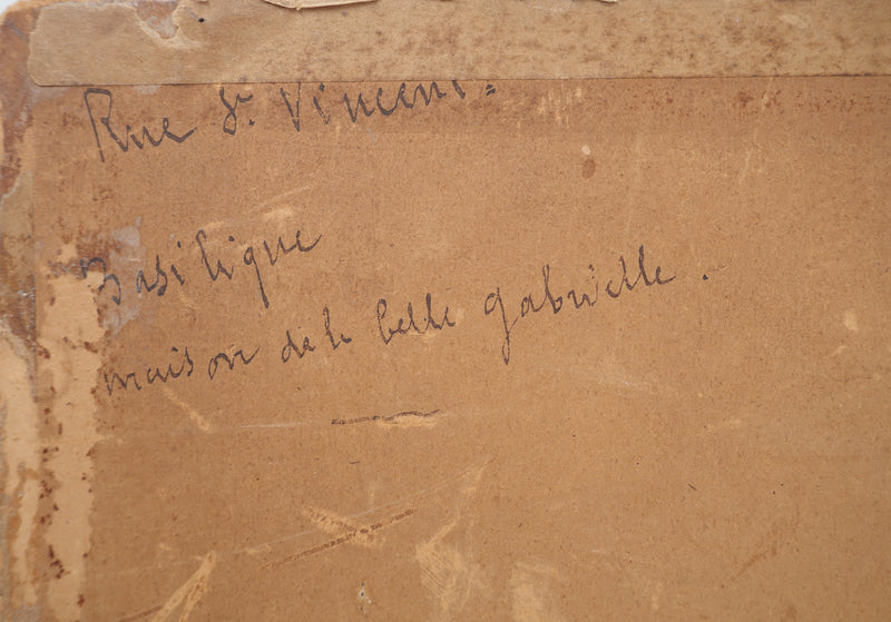 AF Elisée MACLET, Montmartre, Sacré Coeur, Öl auf Holz, signiert