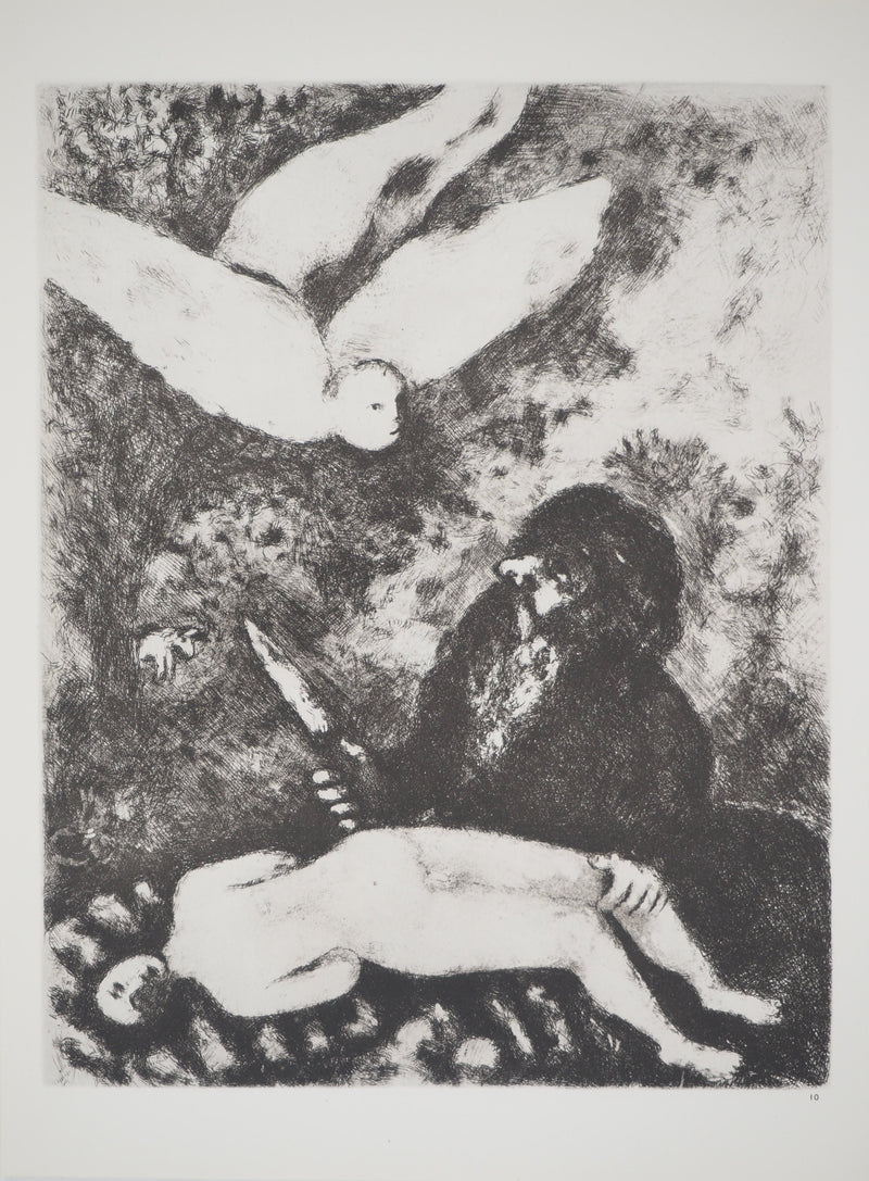 Marc CHAGALL : Abraham sur le point d&