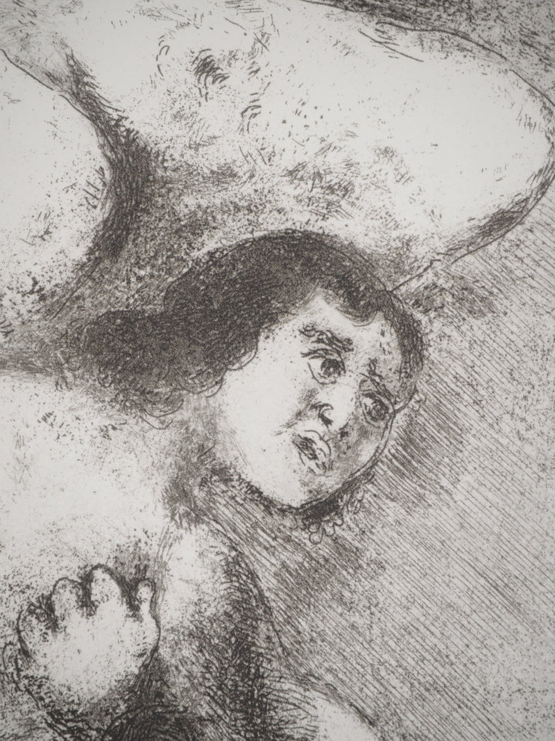 Marc CHAGALL : La lutte de Jacob avec l&