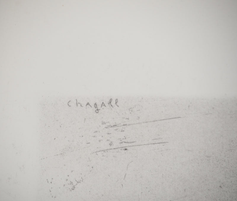 Marc CHAGALL : Joseph dépouillé par ses frères, Héliogravure originale (photo de détail 2) - Crédit photo : Galerie Art.Paris