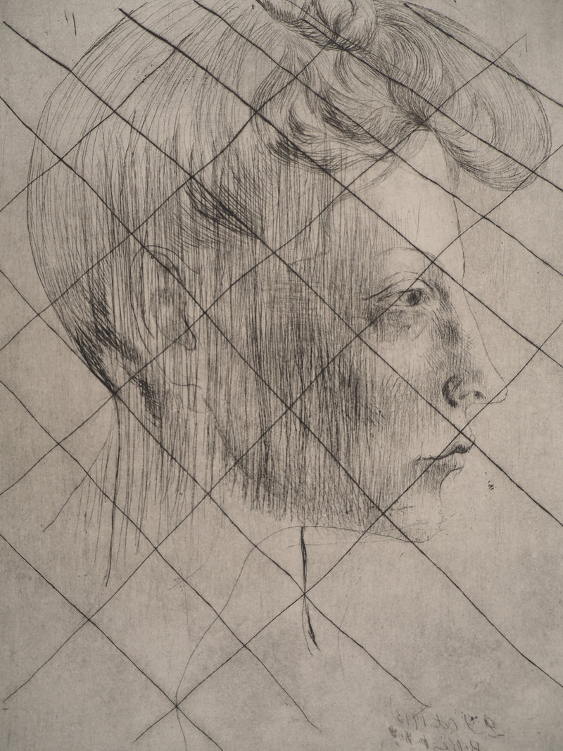 Pablo PICASSO : Saltimbanques : Tête de femme, Gravure originale (photo de détail 4) - Crédit photo : Galerie Art.Paris