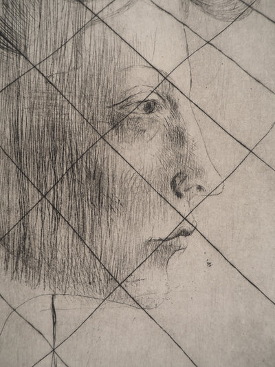 Pablo PICASSO : Saltimbanques : Tête de femme, Gravure originale (photo de détail 6) - Crédit photo : Galerie Art.Paris