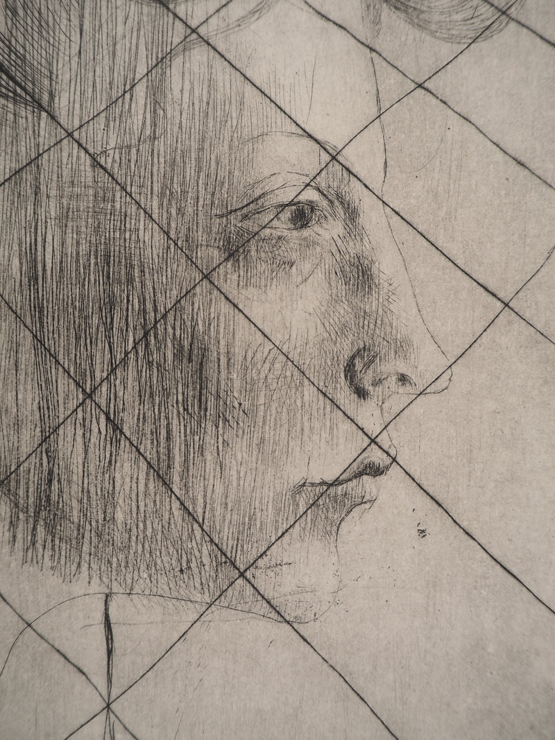 Pablo PICASSO : Saltimbanques : Tête de femme, Gravure originale (photo de détail 6) - Crédit photo : Galerie Art.Paris