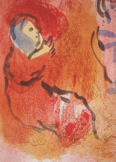 Marc CHAGALL : La Bible, La glanneuse, Lithographie originale (photo de détail 2) - Crédit photo : Galerie Art.Paris