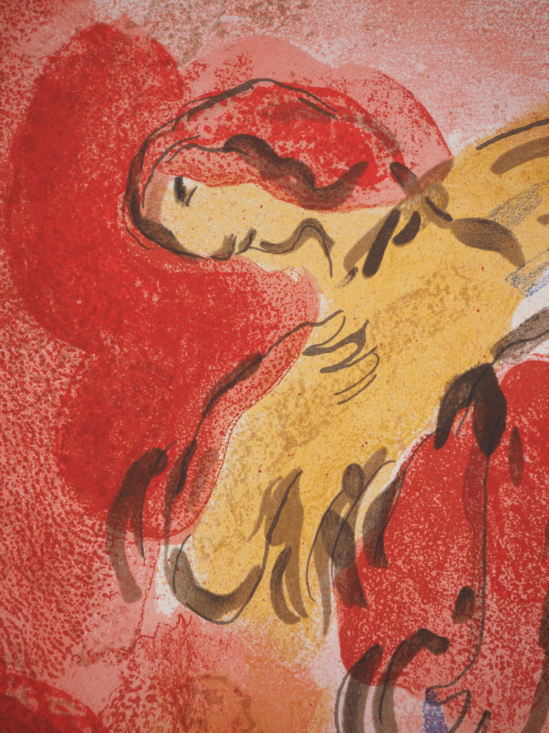 Marc CHAGALL : La Bible, La glanneuse, Lithographie originale (photo de détail 3) - Crédit photo : Galerie Art.Paris