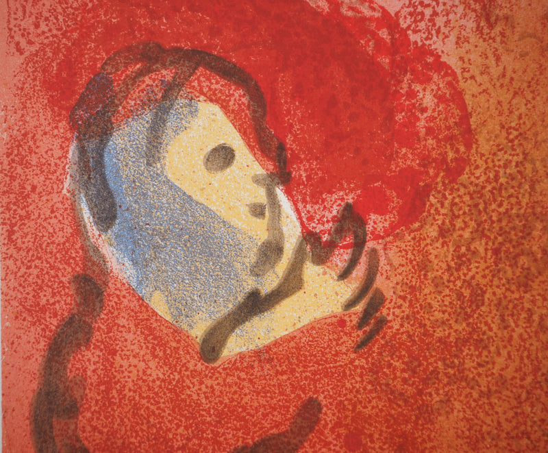 Marc CHAGALL : La Bible, La glanneuse, Lithographie originale (photo de détail 5) - Crédit photo : Galerie Art.Paris