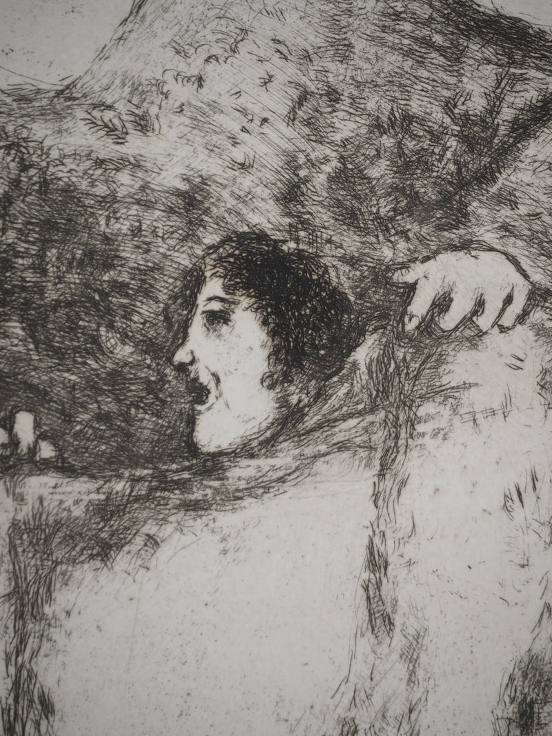 Marc CHAGALL : Le manteau de Noé, c, Gravure originale (photo de détail 3) - Crédit photo : Galerie Art.Paris