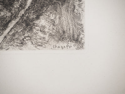 Marc CHAGALL : Mort de Moïse, c, Gravure originale (photo de détail 2) - Crédit photo : Galerie Art.Paris