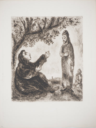 Marc CHAGALL : Débora la prophétesse, c, Gravure originale (vue générale) - Crédit photo : Galerie Art.Paris