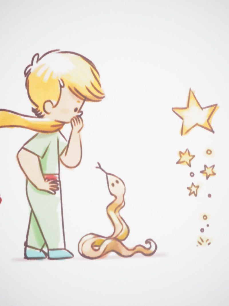Antoine DE SAINT-EXUPERY et Jordi NEF : Les aventures du Petit Prince, Lithographie signée