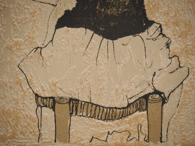Jean JANSEM : Femme et enfant, Lithographie originale (photo de détail 6) - Crédit photo : Galerie Art.Paris