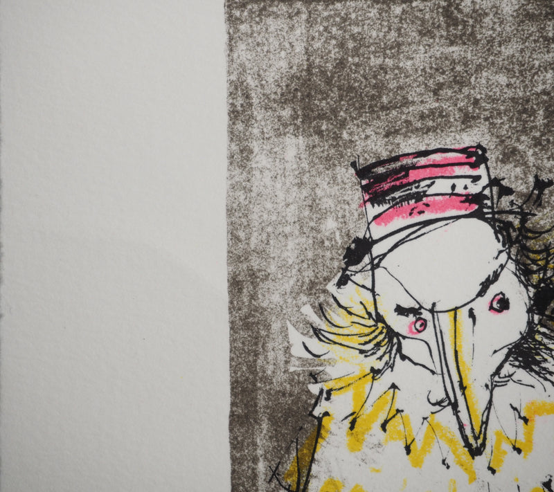 Jean JANSEM : Le carnaval, Lithographie originale (photo de détail 7) - Crédit photo : Galerie Art.Paris