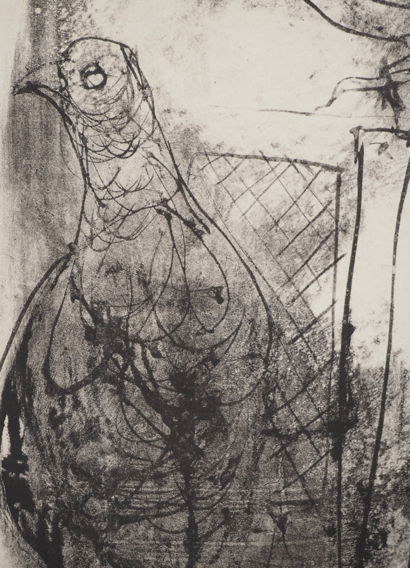Jean JANSEM : Les oiseaux, Lithographie originale (photo de détail 5) - Crédit photo : Galerie Art.Paris