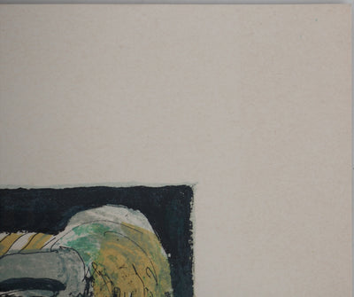Jean JANSEM : Les amants au clair de lune, Lithographie originale (photo de détail 7) - Crédit photo : Galerie Art.Paris