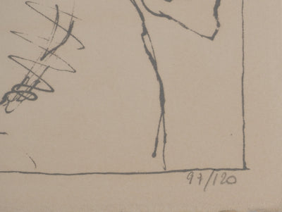 Jean JANSEM : Petit garçon et sa mère, Lithographie originale (photo de détail 7) - Crédit photo : Galerie Art.Paris