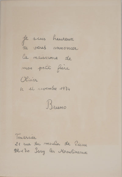 Jean JANSEM : Petit garçon et sa mère, Lithographie originale (photo de détail 8) - Crédit photo : Galerie Art.Paris