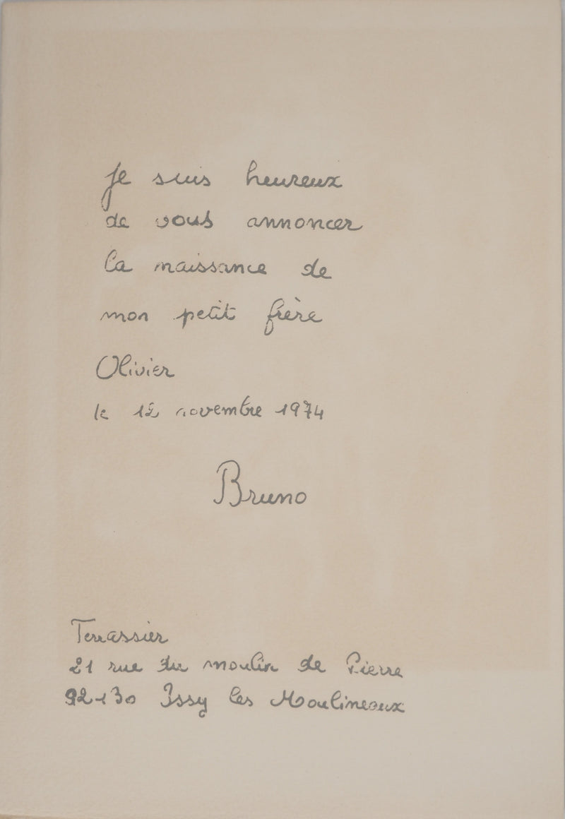 Jean JANSEM : Petit garçon et sa mère, Lithographie originale (photo de détail 8) - Crédit photo : Galerie Art.Paris
