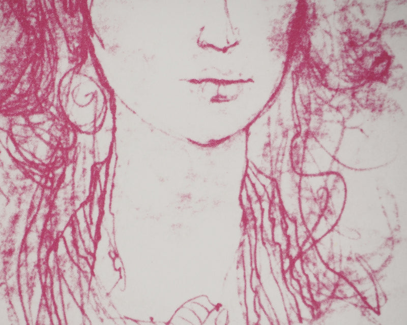 Jean JANSEM : Portrait de Lydie, Lithographie originale (photo de détail 5) - Crédit photo : Galerie Art.Paris