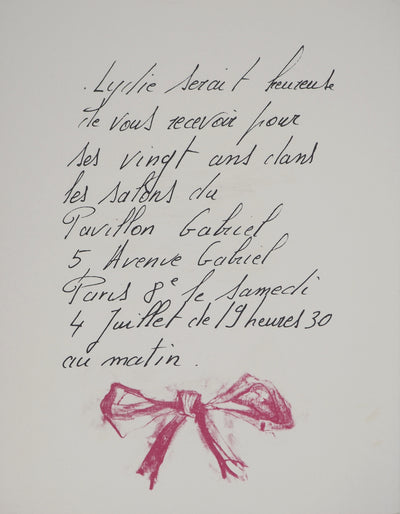 Jean JANSEM : Portrait de Lydie, Lithographie originale (photo de détail 6) - Crédit photo : Galerie Art.Paris