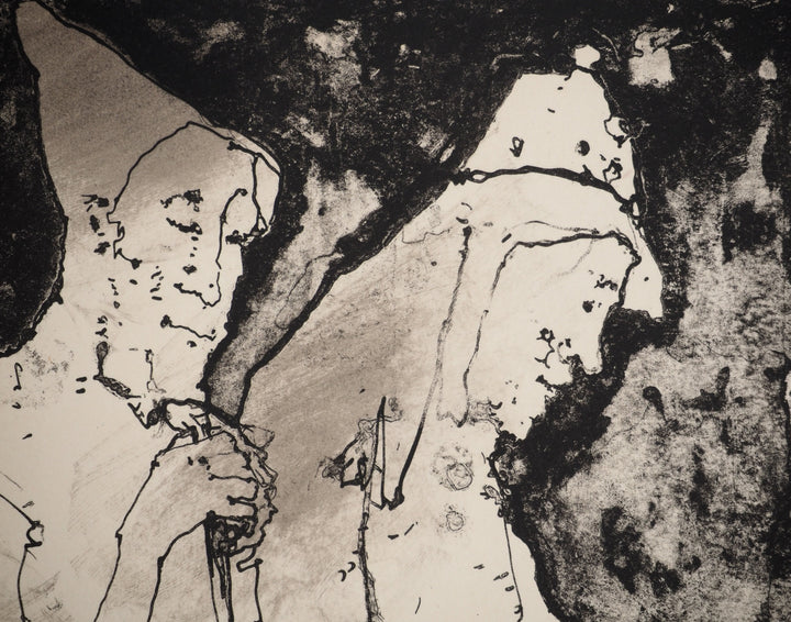 Jean JANSEM: The three pilgrims, Original lithograph – art.paris